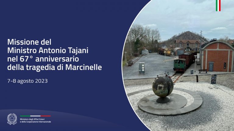 Missione-del-Ministro-Antonio-Tajani-nel-67-anniversario-della-tragedia-di-Marcinelle